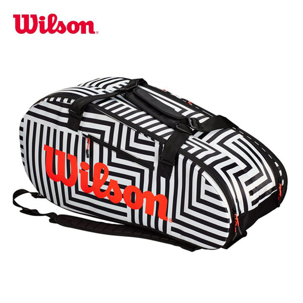 윌슨 슈퍼 투어 2 컴프 볼드 에디션 배드민턴 테니스 2단 가방 한정판 WILSON WRZ8001501001