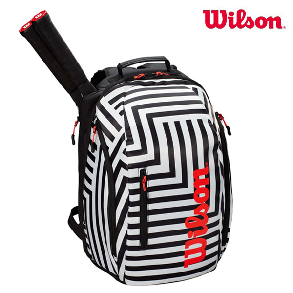 윌슨 슈퍼 투어 백팩 볼드 에디션 배드민턴 테니스 가방 한정판 WILSON WRZ8001601001