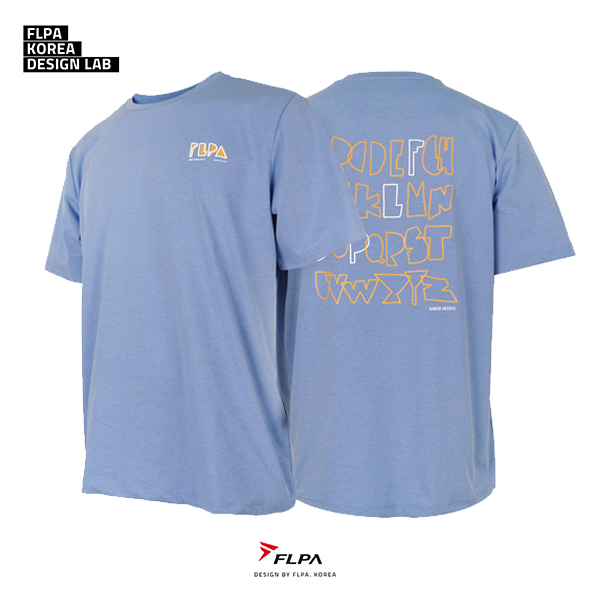 플파 플라이파워 위플파 아이스 공용 반팔 티셔츠 라일락 FLPA TS 22106