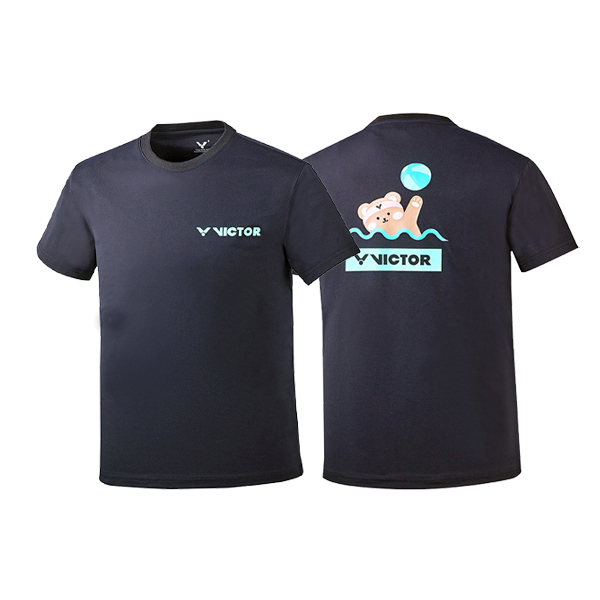 빅터 V231RT-5340U 곰돌이 공용 배드민턴 반팔 티셔츠